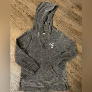 Boys Terry Cloth Hoodie Size 5T Gray Pullover Sweatshirt